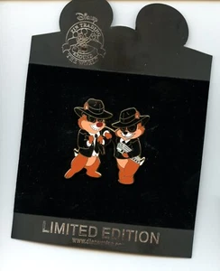DS Disney Shopping Chip & Dale als Blues Brothers Rock and Roll Serie LE 250 Pin - Bild 1 von 1