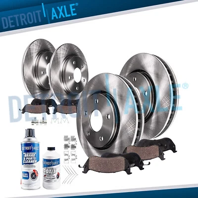 10pc 11.65" Front 12.09" Rear Rotor Brake Pads for Lexus GS300 GS430 IS300 SC430 - Image 1 of 4