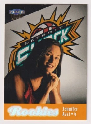 1999 WNBA FLEER ULTRA #119 JENNIFER AZZI ROOKIE CARD RC BASKETBALL CARD NM-MT - Image 1 of 2