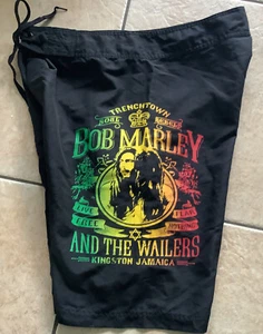 Zion Rootswear~BOB MARLEY~Boardshorts Multicolor/Black Mens Size: Large Rasta - Picture 1 of 5