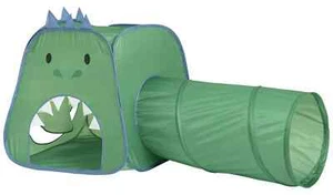 Chad Valley Dinosaur Play Tent And Tunnel Ready For Big Adventures? - Picture 1 of 8