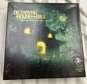 Betrayal At House On The Hill 2nd Edition Strategy Board Game By Bruce Glassco! - Picture 1 of 9