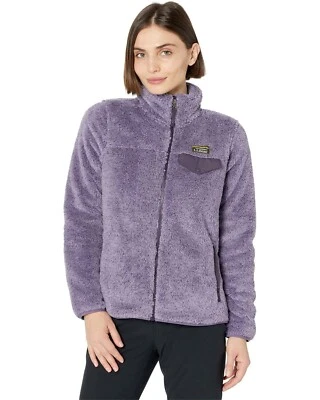 L.L.Bean X2310 Womens Purple Hi-Pile Fleece Full-Zip Jacket Size XS - Image 1 of 4