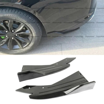 Universal Rear Bumper Lip Spoiler Splitter Diffuser Carbon Fiber For Buick Regal - Изображение 1 из 4