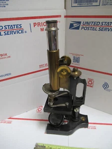 ANTIKES GUNDLACH ROCHESTER MESSING MIKROSKOP OPTIK WIE ABGEBILDET LOB-3 - Bild 1 von 12