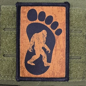 Bigfoot Sasquatch Patch 2x3 Moral Tactical Military Army USA Flag Hook & Loop - Picture 1 of 8