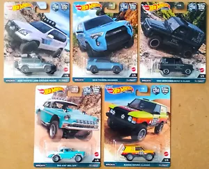 2024 HOT WHEELS PREMIUM CAR CULTURE OFF-ROAD SET OF 5 - Foto 1 di 1