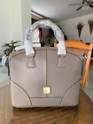 Dooney And Bourke Beacon ~taupe~ Vachetta Leather Domed Satchel Bag Nwt $368