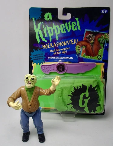 1996 Hasbro GOOSEBUMPS toy Meneer Mortman MOLEMAN action figure MOC NIP SEALED Cover