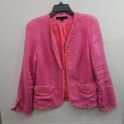 ANNE KLEIN. CHAQUETA MUJER. 100% LINO Foto 1 de 4