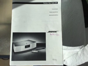 Bose Wave Clock Radio AWR1 - 2W - Owner’s Guide. - Picture 1 of 3