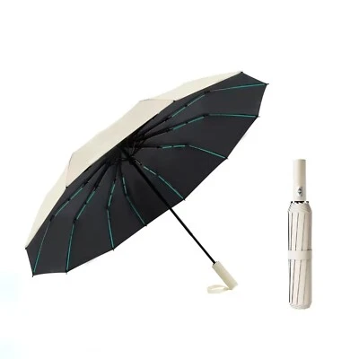 Automatic folding umbrella, windproof and sun protection automatic umbrella - Изображение 1 из 4