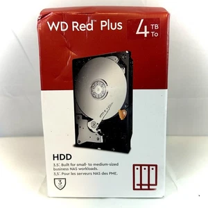 Western Digital 4TB WD Red Plus NAS SATA HDD Internal Hard Drive HDD - WD40EFPX - Picture 1 of 5