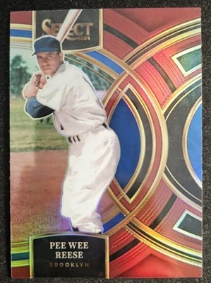 2024 Panini Select Premier Level #12 Pee Wee Reese Red Prizm /149 - Image 1 of 2