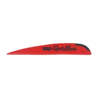 100 Pack NAP Quik Spin 4" Premium Performance Arrow Vanes: Red - Image 1 of 3