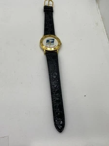 Vintage USPS United States Postal Service Award Watch, gold face/ leather band. - Picture 1 of 6
