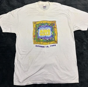 Vintage AIDS Walk Philadelphia Shirt Mens XL Graphic Event Tee 90s 1998 Hanes - Picture 1 of 6