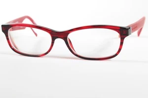 Hugo Boss Eyeglasses BO 0147 Women Red Full Rim Plastic Eyewear Glasses Frames - Picture 1 of 4