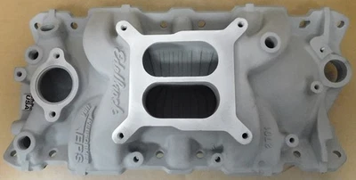 Edelbrock 2701 Performer ESP Intake, SB Chevy, Dual Plane, 4150 Flg, 0-1500RPM - Image 1 of 4