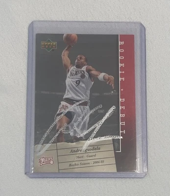 2006 Upper Deck Rookie Debut Philadelphia 76ers Andre Iguodala #71 On Card Auto - Image 1 of 2