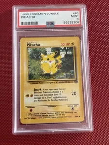 1999 POKEMON JUNGLE PIKACHU PSA 9 - Picture 1 of 2