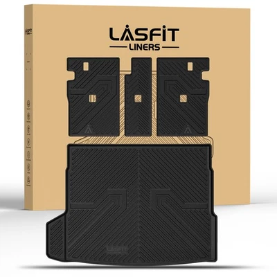 LASFIT Cargo Liner with Seatback for 2025 2026 BMW X3 Anti-slip Custom Cargo Mat Foto 1 de 4