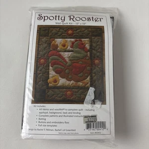 Spotty Rooster Wall Quilt Kit 13" X 15" Item# K0412 Rachel's of Greenfield - Picture 1 of 6