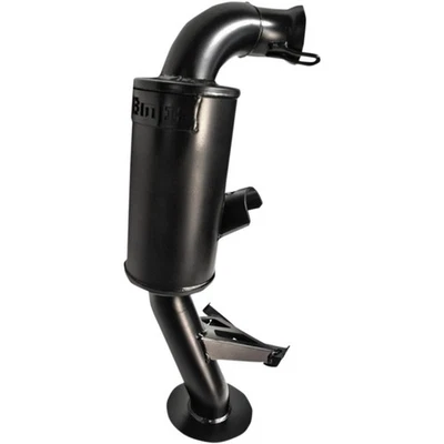 Bikeman Performance 02-330PL Powder Lite Muffler - Black - Image 1 of 3