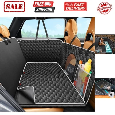 Back Seat Extender for Dogs with Detachable Mat,Hard Bottom Car Seat Cover fo... - Image 1 of 4