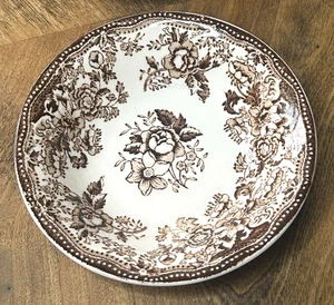 TONQUIN BROWN Set of 4 Dessert Bowls Royal Staffordshire England Clarice Cliff - Picture 1 of 8