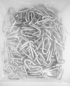 500 gms x 25 mm grapas galvanizadas u uñas malla clips fijaciones alambre - Imagen 1 de 1