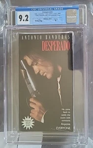 Desperado (VHS 1995) 💎CGC Graded 9.2 A+ Seal 💎 Promo Screener Classic - Picture 1 of 11