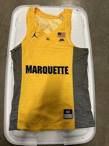 Jordan Marquette Golden Eagles BASKETBALL JERSEY NCAA Sz 48 Men’s BIG EAST - Picture 1 of 5