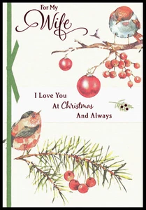 Greeting Card - Bird - For Wife - Christmas - 0039 - Picture 1 of 2