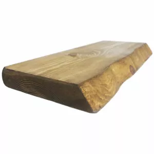 Scaffale a libro galleggiante legno massello legno bordo vivo mensola 19,5 cm x 4,4 cm - Foto 1 di 3
