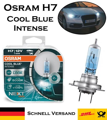 2x Osram H7 55W 12V 64210CBN-HCB Extra White Look Intensiv Weiß Ersatz Lampe  - Bild 1 von 4