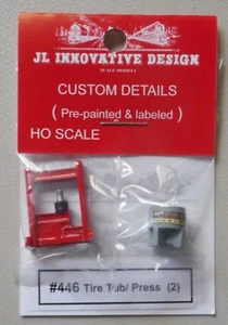 Custom Tire Tub & Press HO 1:87 SCALE LAYOUT DIORAMA JL INNOVATIVE 446 - Picture 1 of 1