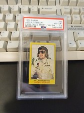 Sticker Jackie Stewart PANINI Campioni dello sport 1970 71  PSA 4.5 valida