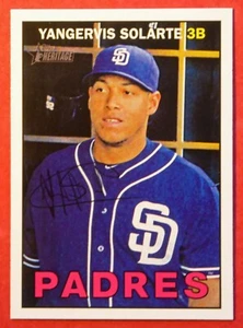 2016 Topps Heritage Yangervis Solarte #75 (Padres) NM+ - Picture 1 of 1