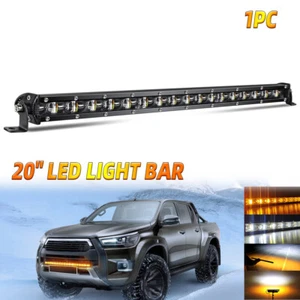 20" inch Fit Ford F150 09-14 Hidden Lower Bumper Grille 180W LED Light Bar - Picture 1 of 10