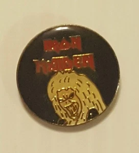 1980'S IRON MAIDEN  HAT TACK LABEL PIN  - Picture 1 of 2
