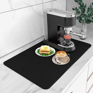 Coffee Mat 16"x24" Self Drying Coffee Bar Mats for Kitchen Counter Super Abso... - Picture 1 of 7