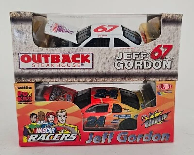 RCCA 1/64 JEFF GORDON 1990 #67 OUTBACK STEAKHOUSE & 1999 NASCAR RACERS - Image 1 of 4