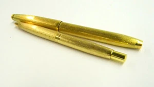 Goldenes Schreibset FÜLLER + Kugelschreiber Short kurze Variante Filofax Stifte - Bild 1 von 9