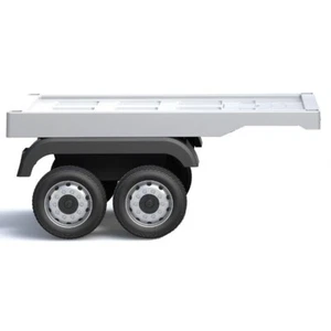KIDS RIDE ON MERCEDES ACTORS TRAILER - (WHITE) - Picture 1 of 2
