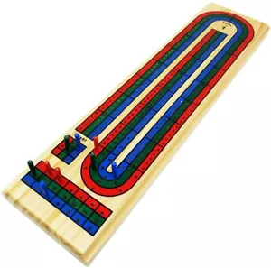 DA VINCI Classic 3 Track Wooden Cribbage Set - Picture 1 of 3