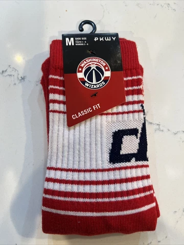 Washington Wizards For Bare Feet Youth 1-6 Women’s 3-8 Quarter-Length Socks Cover