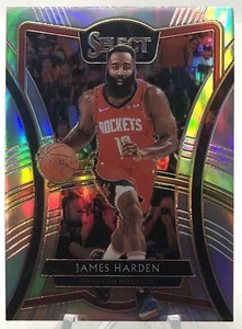 2019-20 Select Basketball Premier Level Silver Prizm James Harden #140 - Picture 1 of 2