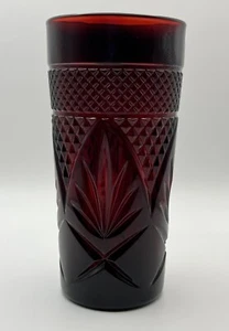 Ruby Red Luminarc Tumbler Glass by Cristal D'Arques Durand - Picture 1 of 3