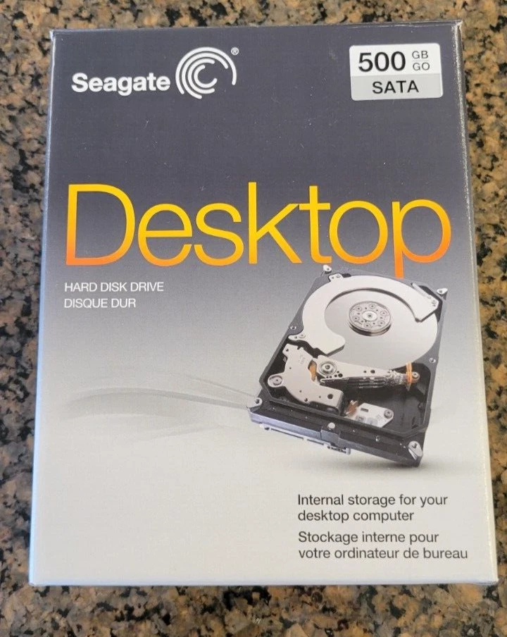 New SEAGATE 500GB SATA Computer Hard Disk Drive 7200 RPM Internal PC Desktop - Image 1 of 4